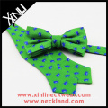 Bespoke Handmade Jacquard Custom Bug Mens Silk Self Tie Bow Ties